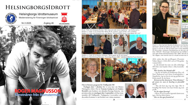 HelsingborgsIdrott 2/2025. Foto: Arne Lundberg
