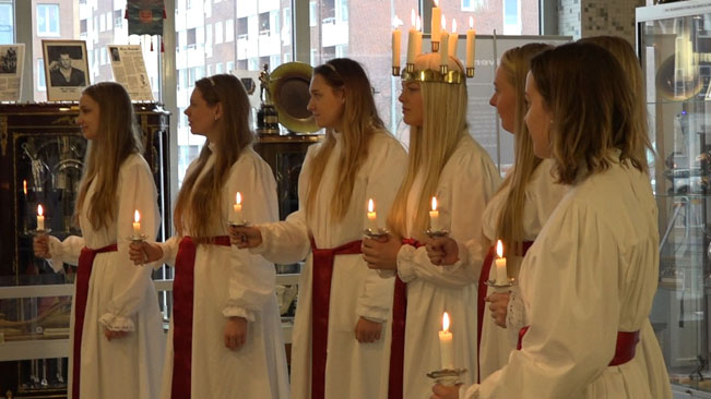 Så såg Lucia ut hos oss 2015