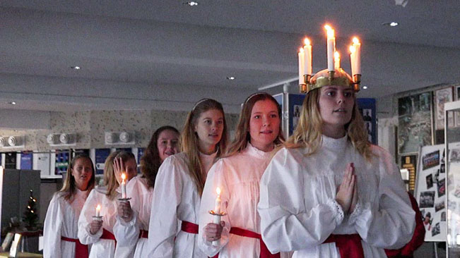 Så såg Lucia ut hos oss 2016